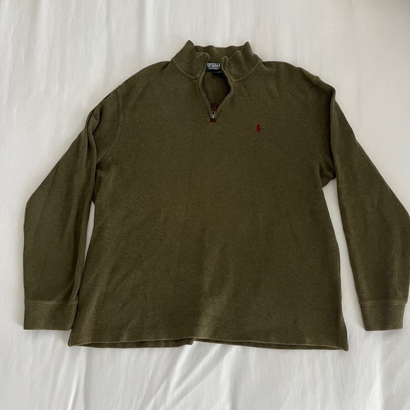 POLO Ralph Lauren Mens XL Quarter Zip-up Sweater - Picture 1 of 4